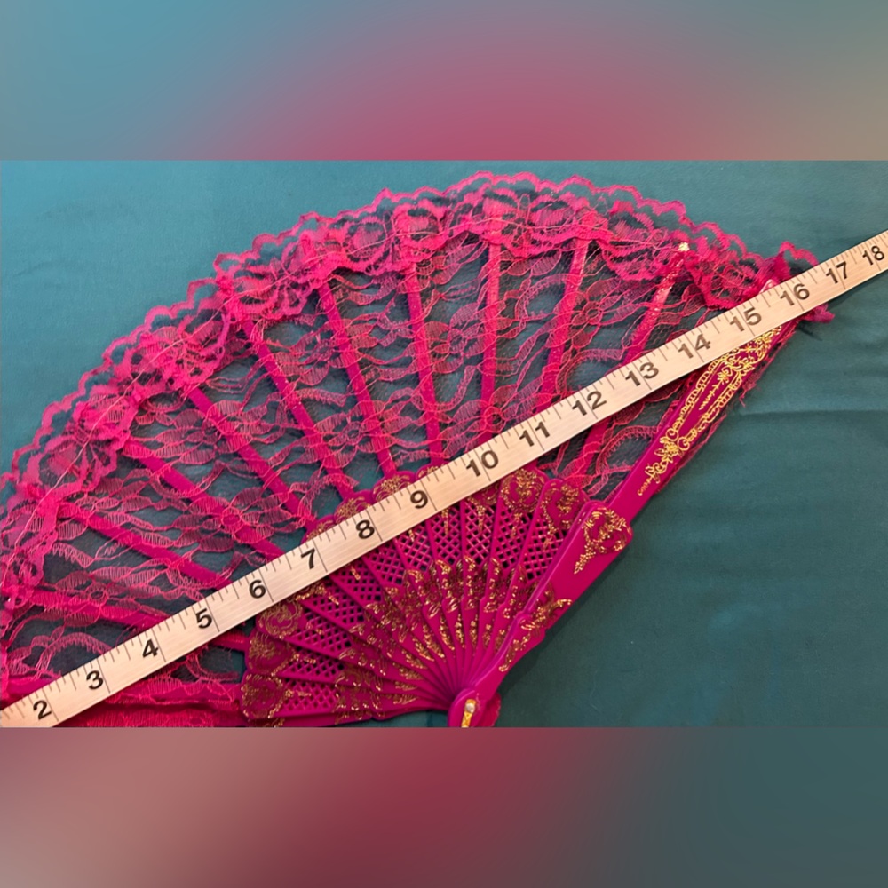 Decorative Lace Fans 5-pack bundle - Picture 4 of 8
